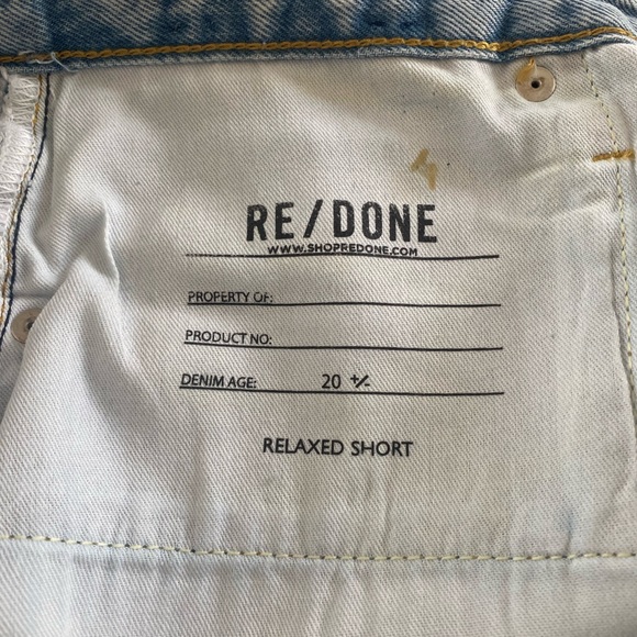 RE/DONE Mid Rise Relaxed Short - Picture 6 of 6